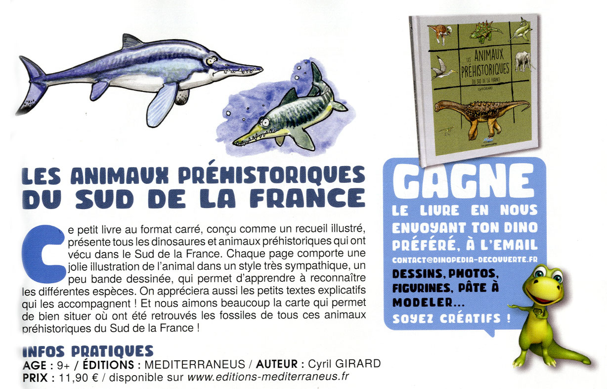 Les animaux préhistoriques du sud de la France - Editions